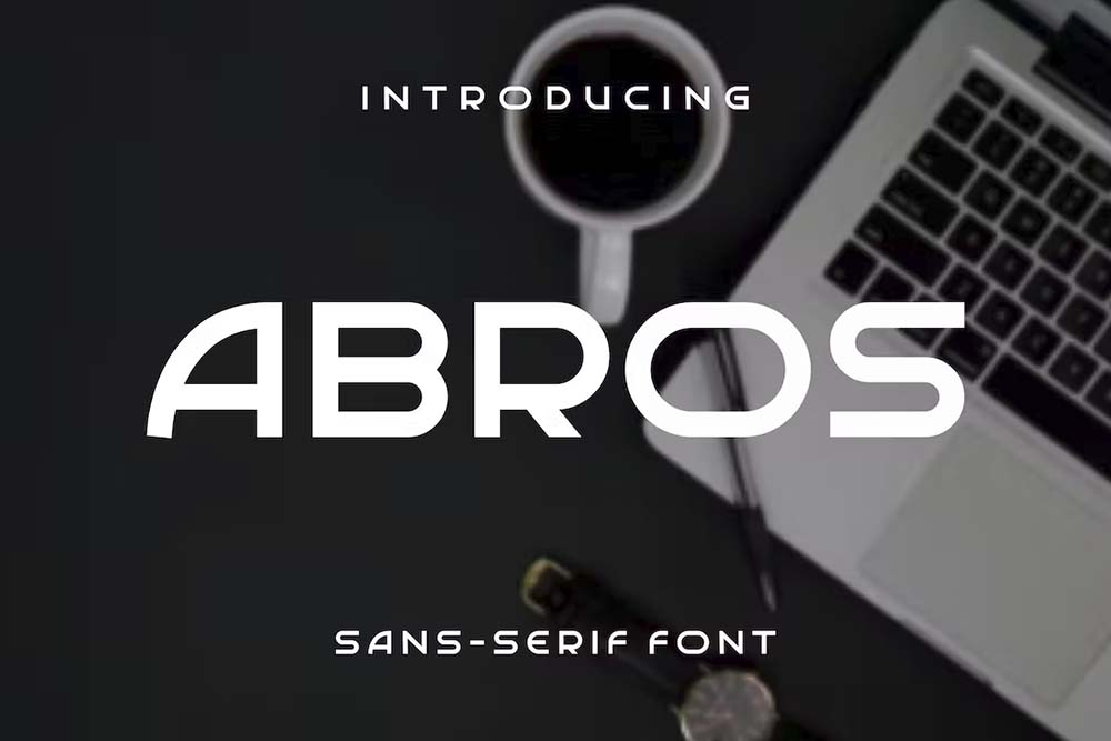 ABROS Font-free premium graphics design resources download