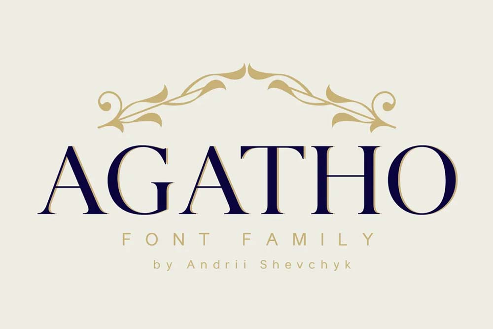 Agatho Serif Font Family-free premium graphics design resources download