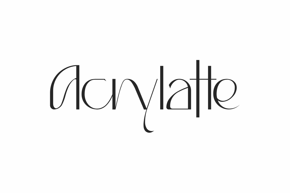 Acrylatte Pro font Family