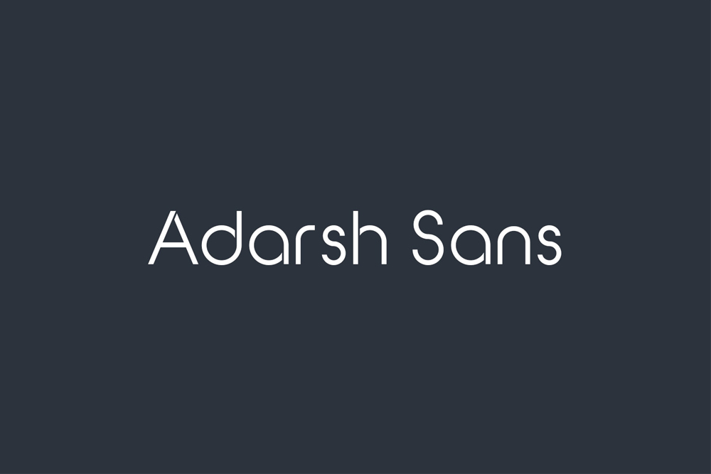 Adarsh pro font family