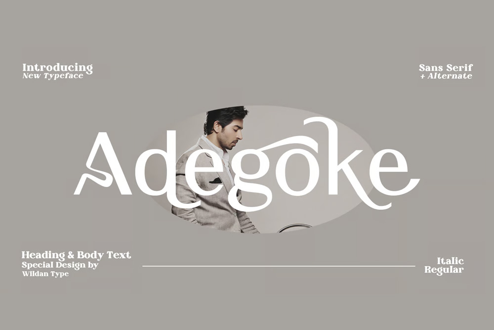 Adegoke pro font family
