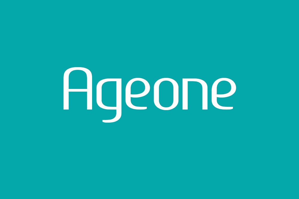 Ageone pro font family