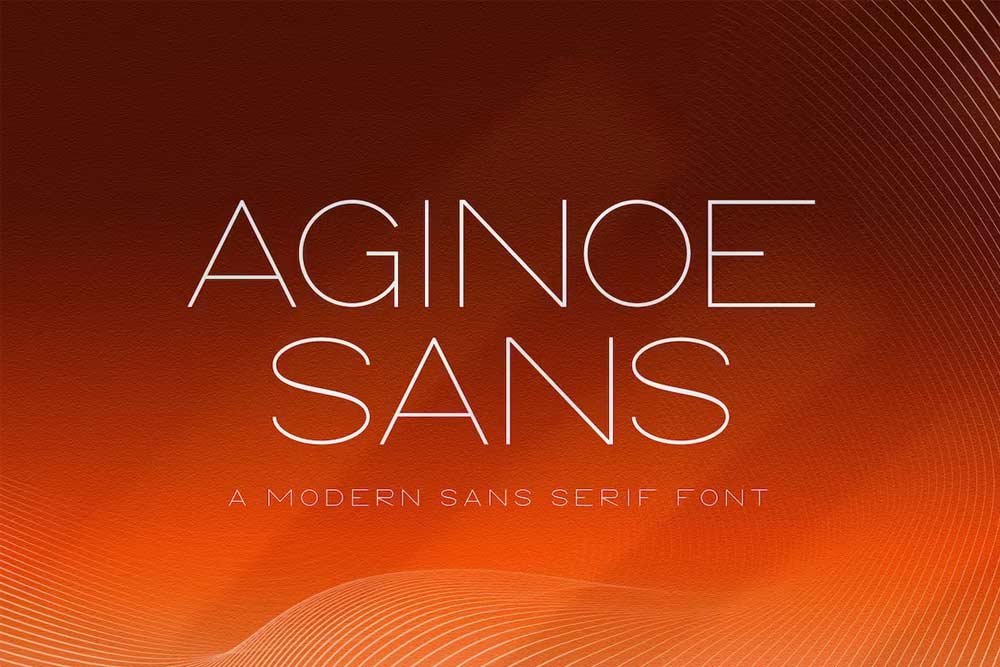 Aginoe-Sans-pro-font